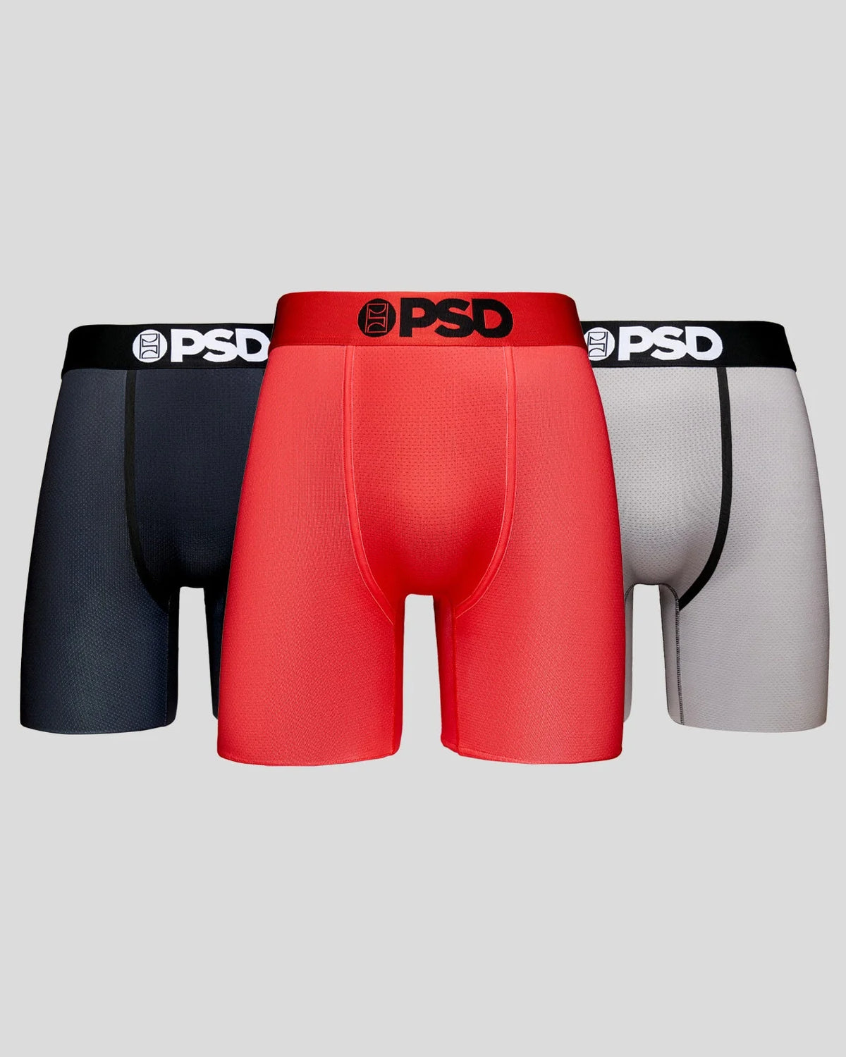 Cool Mesh 3 Pack - Red/Gray/Black